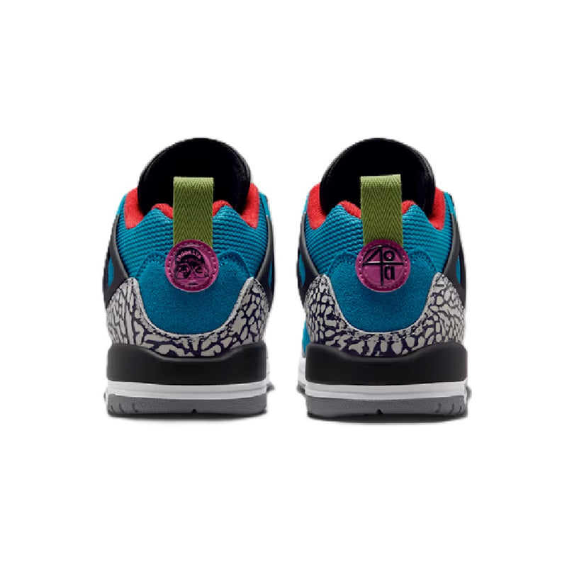 Big Kid's Jordan Spizike Low Neo Turq/Vivid Green (FQ3950 402)