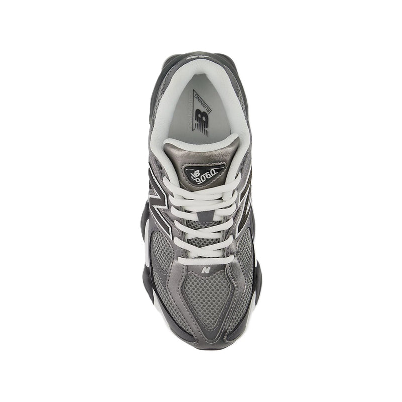 Big Kid's New Balance 9060 Lace Grey Black (G90603BN)