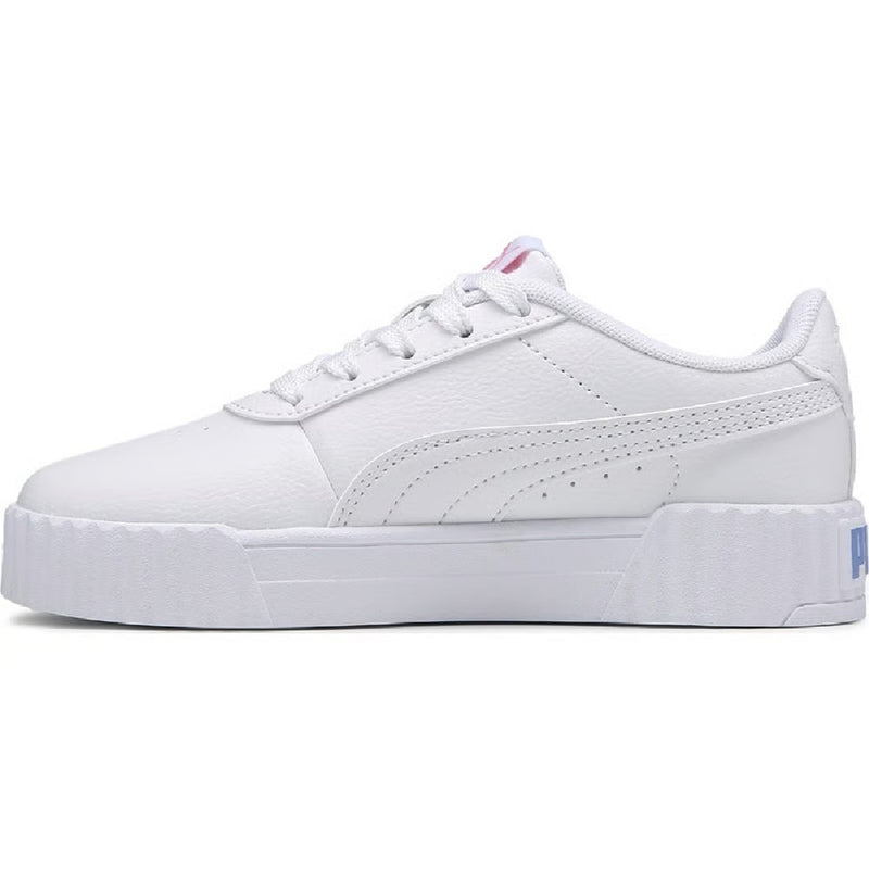 Big Kid's Puma Carina 3.0 Playful Charms PS White-Vib Blue-Apple Spritz (407805 01)