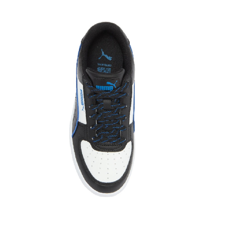 Big Kid's Puma Caven 2.0 Scruff JR Blk-Puma White-Royal Blue (402024 01)