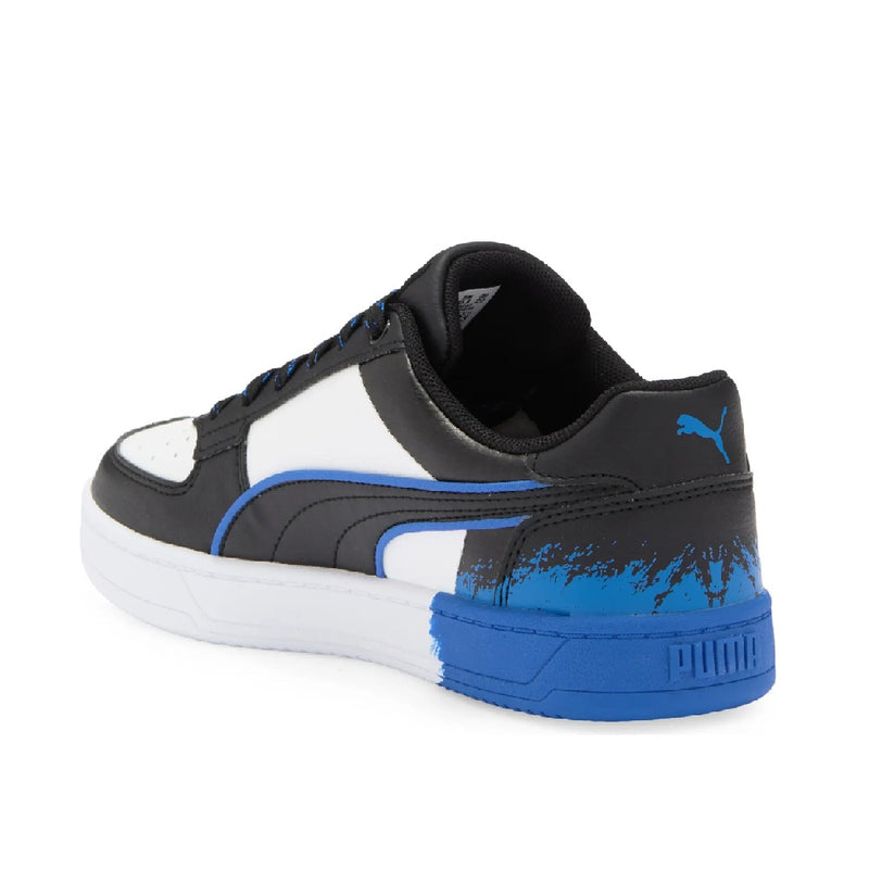 Big Kid's Puma Caven 2.0 Scruff JR Blk-Puma White-Royal Blue (402024 01)