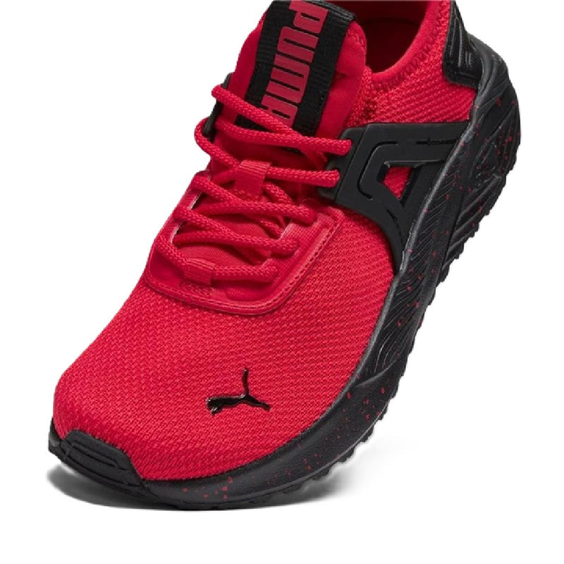 Big Kid's Puma Pacer 23 Speckle JR For All Time Red-Puma Blk (395487 01)