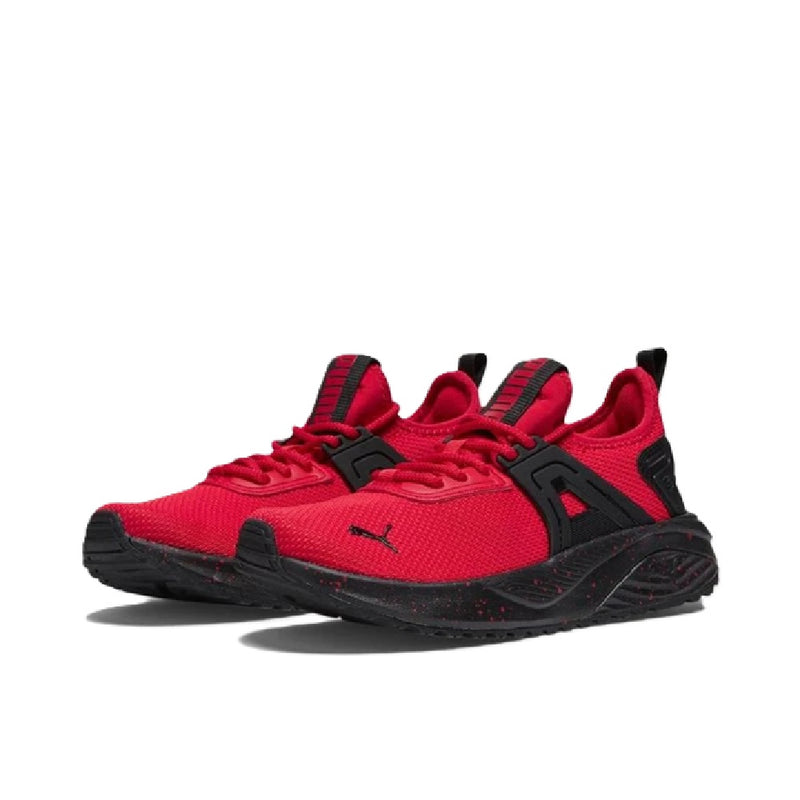 Big Kid's Puma Pacer 23 Speckle JR For All Time Red-Puma Blk (395487 01)