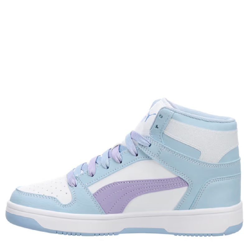 Big Kid's Puma Rebound Layup Parfumee JR Haute Tropic-Violet-Blue (403932 01)