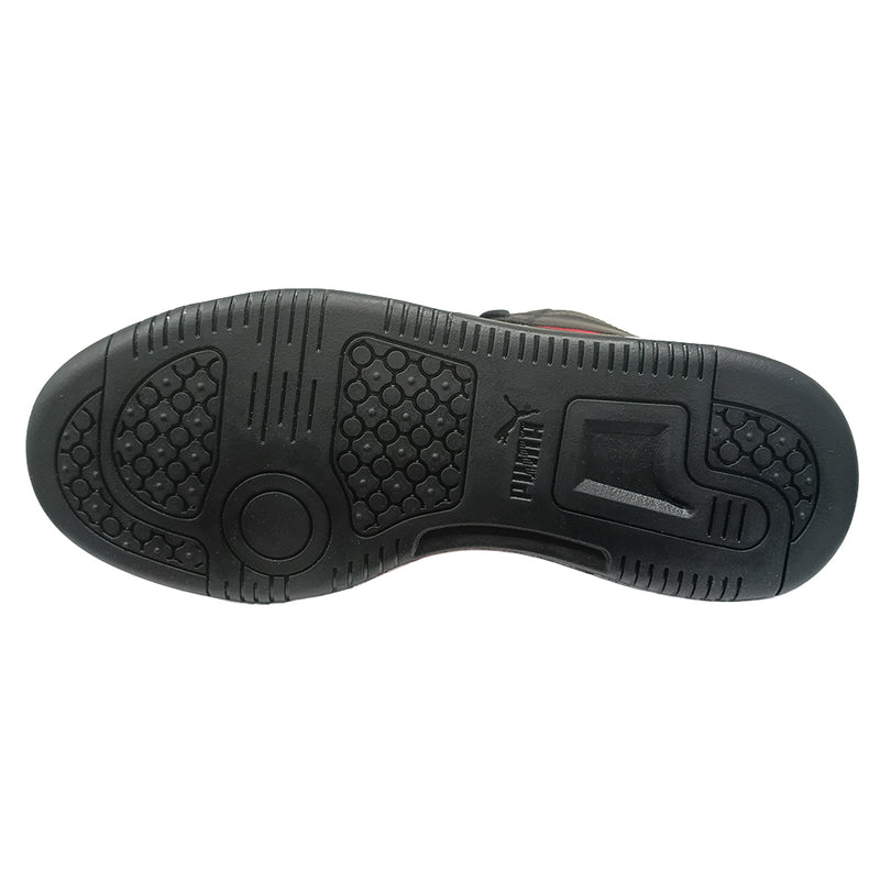 Big Kid's Puma Rebound Layup RCL Marble JR Black-Red-White (405207 02)