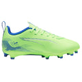 Big Kid's Puma Ultra 5 Play FG/AG Jr Fizzy Apple-Puma White (107695 03)