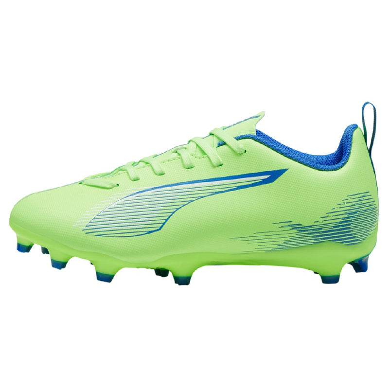 Big Kid's Puma Ultra 5 Play FG/AG Jr Fizzy Apple-Puma White (107695 03)