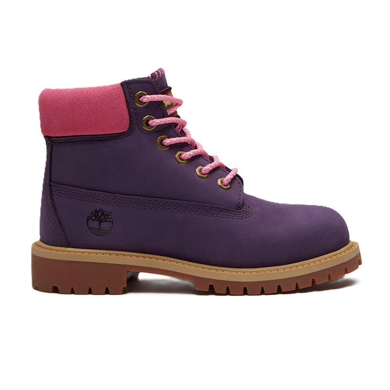 Big Kid's Timberland Premium 6 In Boot Dk Purple Nubuck (TB0A6BET AFP)