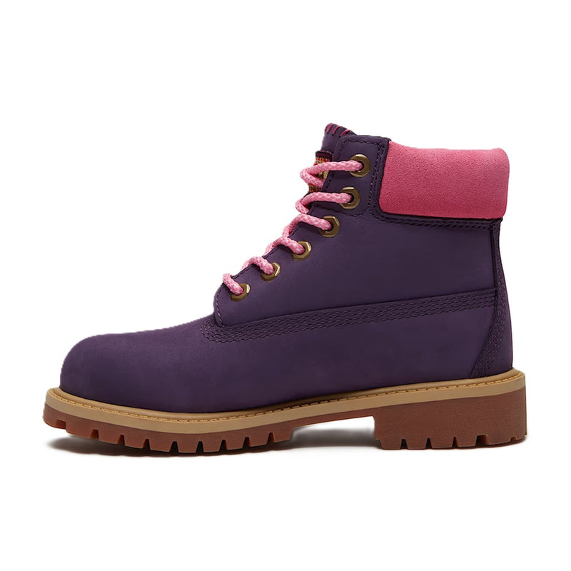 Big Kid's Timberland Premium 6 In Boot Dk Purple Nubuck (TB0A6BET AFP)