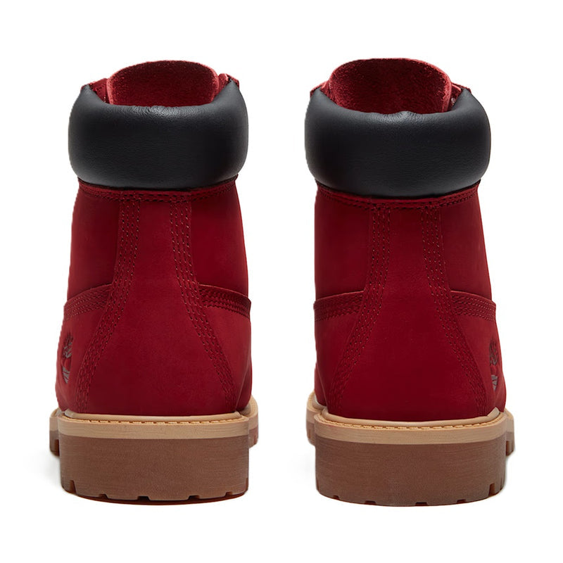 Big Kid's Timberland Premium 6 In Boot Medium Red Nubuck (TB0A6BET AET)
