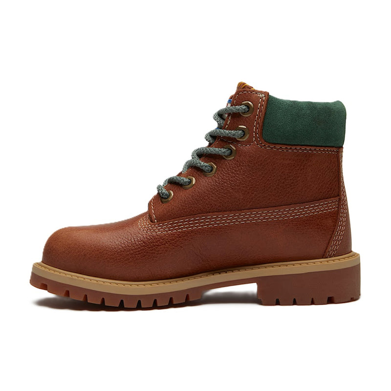 Big Kid's Timberland Premium 6 In Boot Rust Full Grain (TB0A6BET EM6)