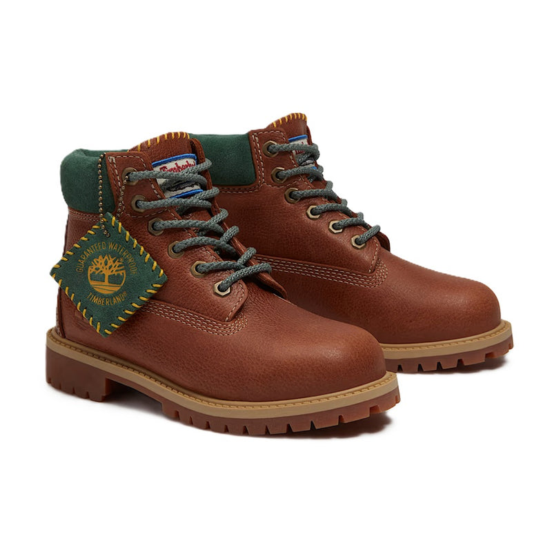 Big Kid's Timberland Premium 6 In Boot Rust Full Grain (TB0A6BET EM6)
