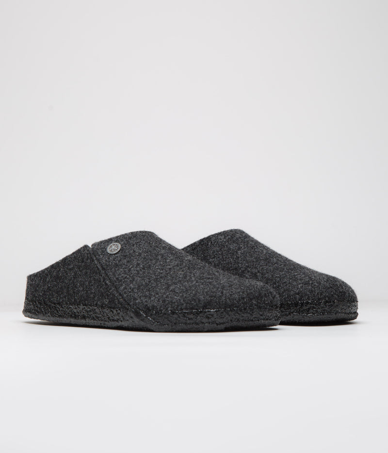 Birkenstock Zermatt Felt Slippers in Anthracite
