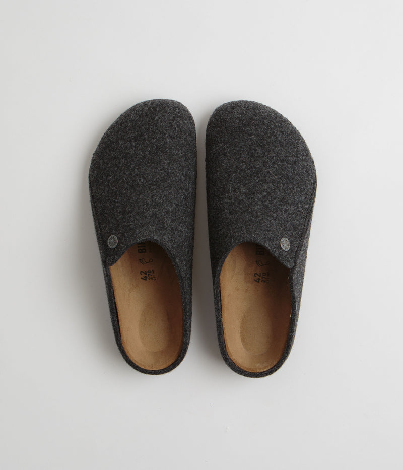 Birkenstock Zermatt Felt Slippers in Anthracite