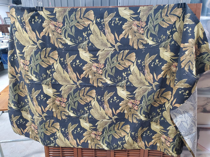 Black Floral Tablecloth