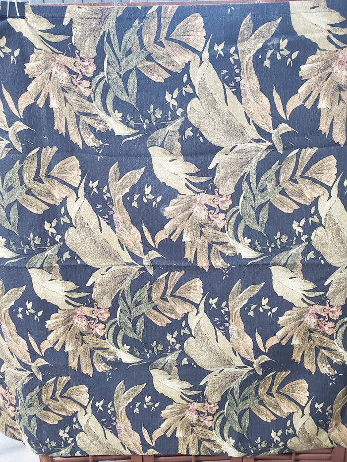 Black Floral Tablecloth