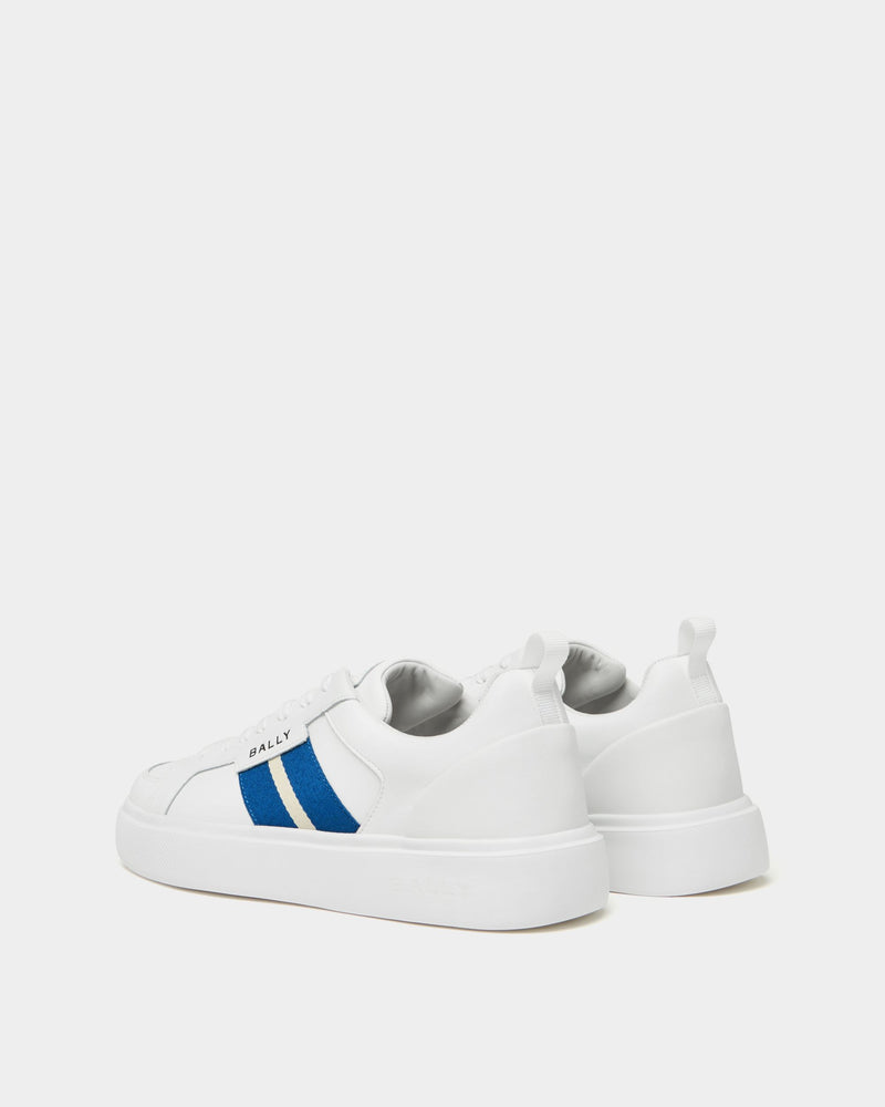 Blayze Sneaker In White and Blue Leather
