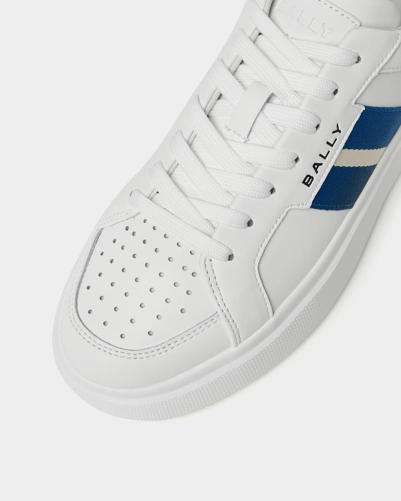 Blayze Sneaker In White and Blue Leather