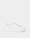 Blayze Sneaker In White Grained Leather