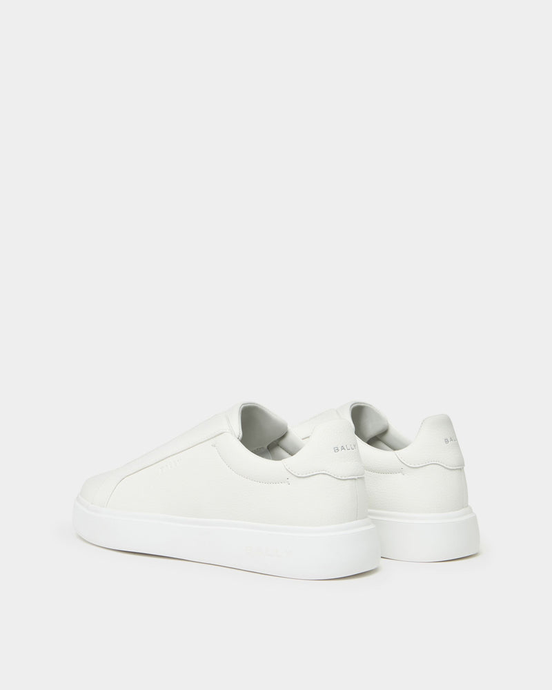 Blayze Sneaker In White Grained Leather