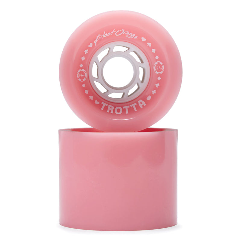 Blood Orange Cole Trotta Series 78a Longboard Wheels - Peach - 74mm