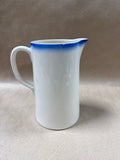 Blue And White Ironstone Pitcher