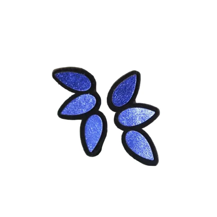 Blue Raindrop Earrings Small