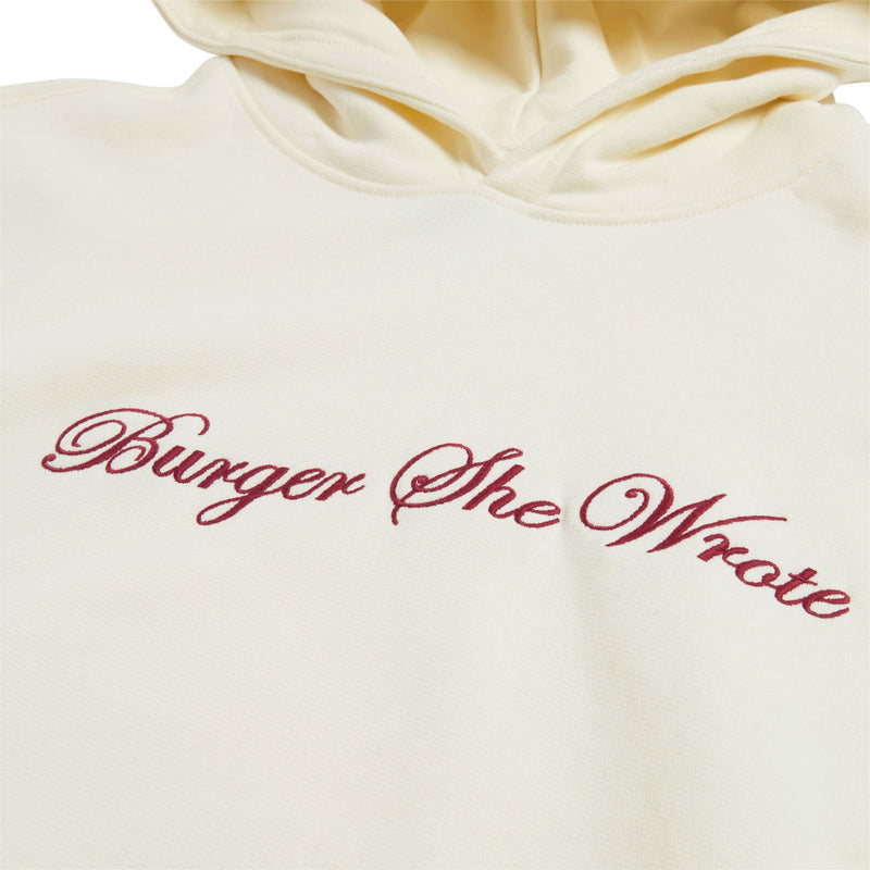 Brixton Burger She Wrote Hoodie - Natural