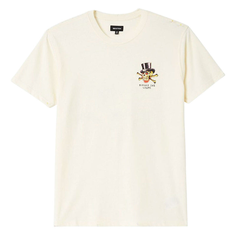 Brixton Burger She Wrote T-Shirt - Natural