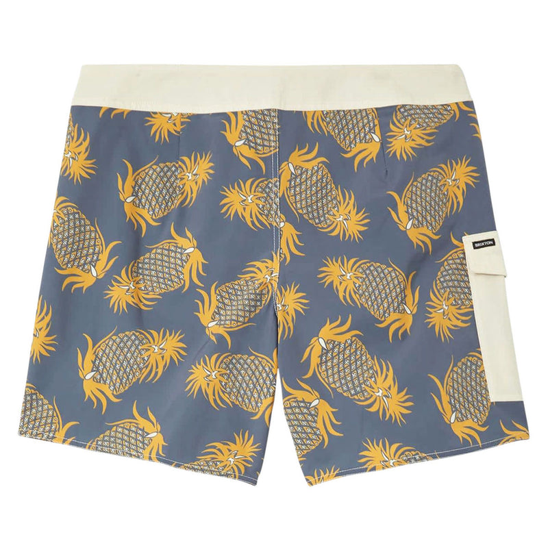Brixton Classic 17" Boardshorts - Future Grey/Golden Pineapple