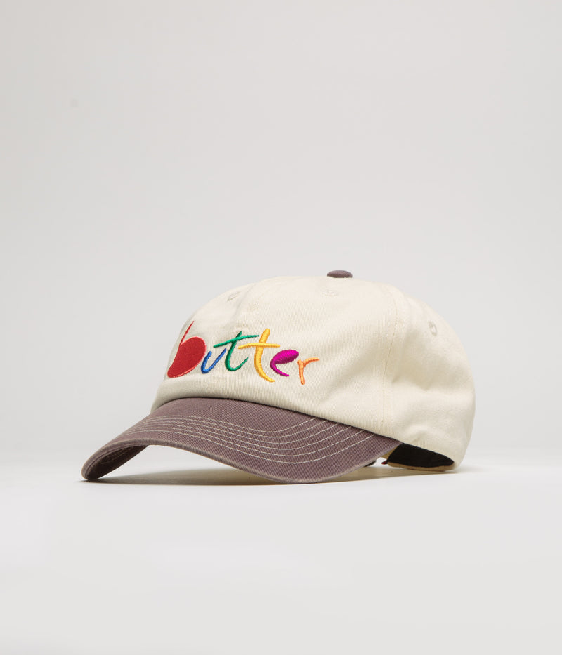 Butter Goods Art Cap in Natural and Dusk