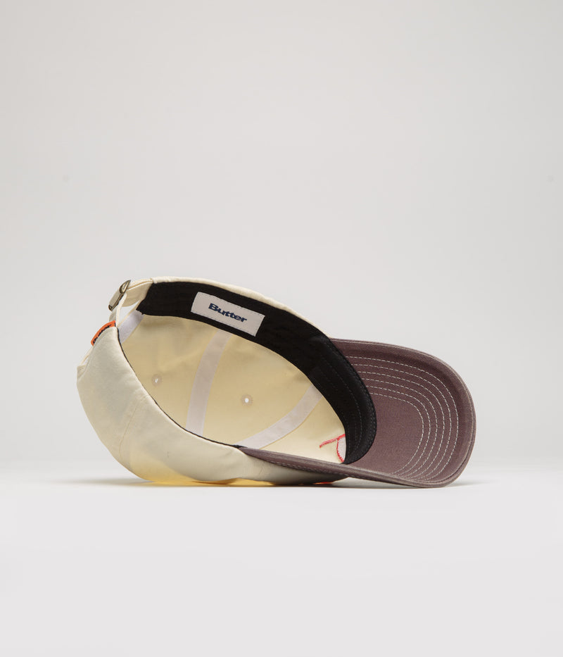 Butter Goods Art Cap in Natural and Dusk