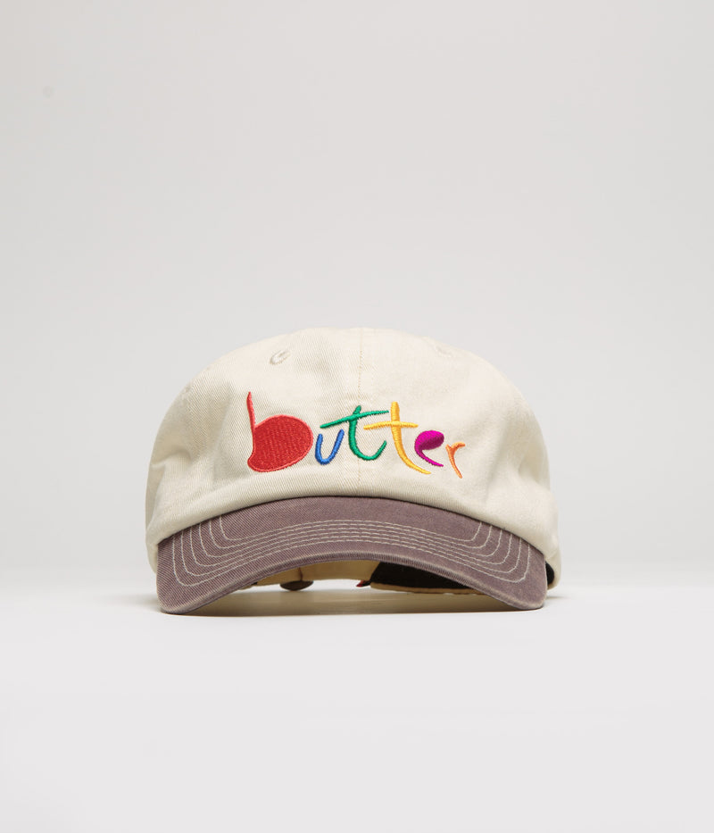 Butter Goods Art Cap in Natural and Dusk