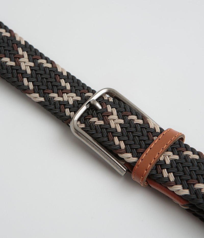 Butter Goods Braided Belt in Black
