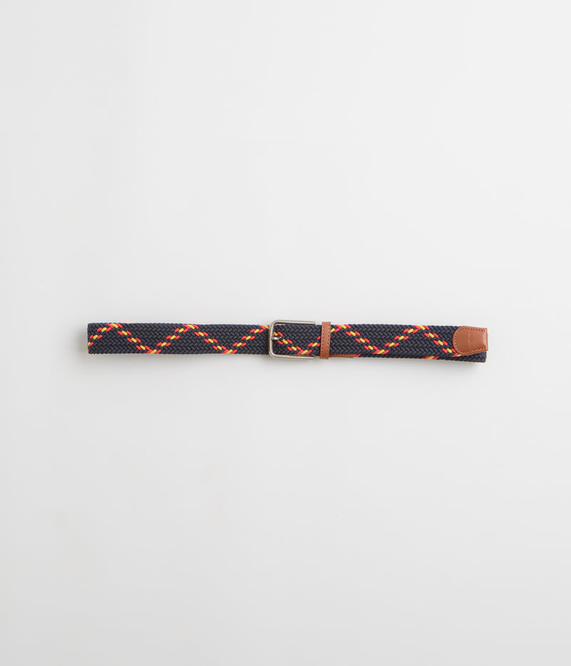 Butter Goods Braided Belt in Navy