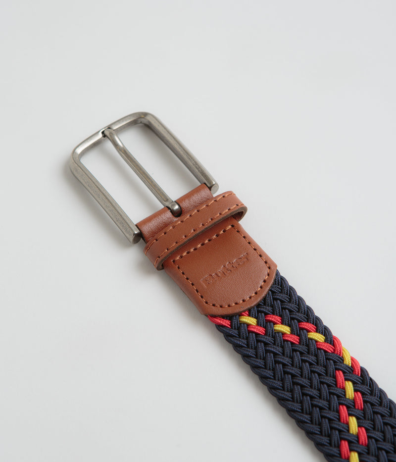 Butter Goods Braided Belt in Navy