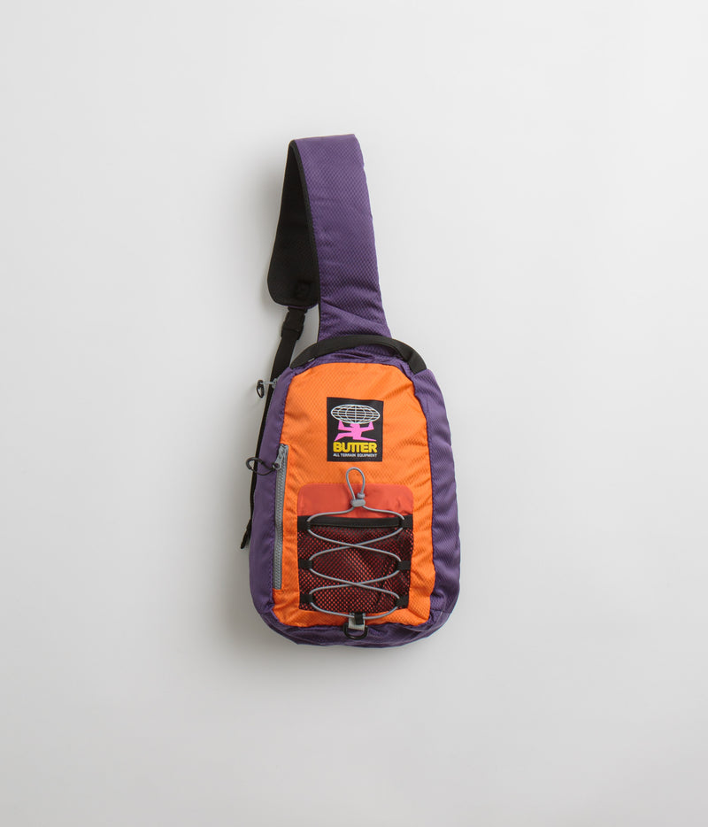 Butter Goods Express Shoulder Bag in Orange and Navy