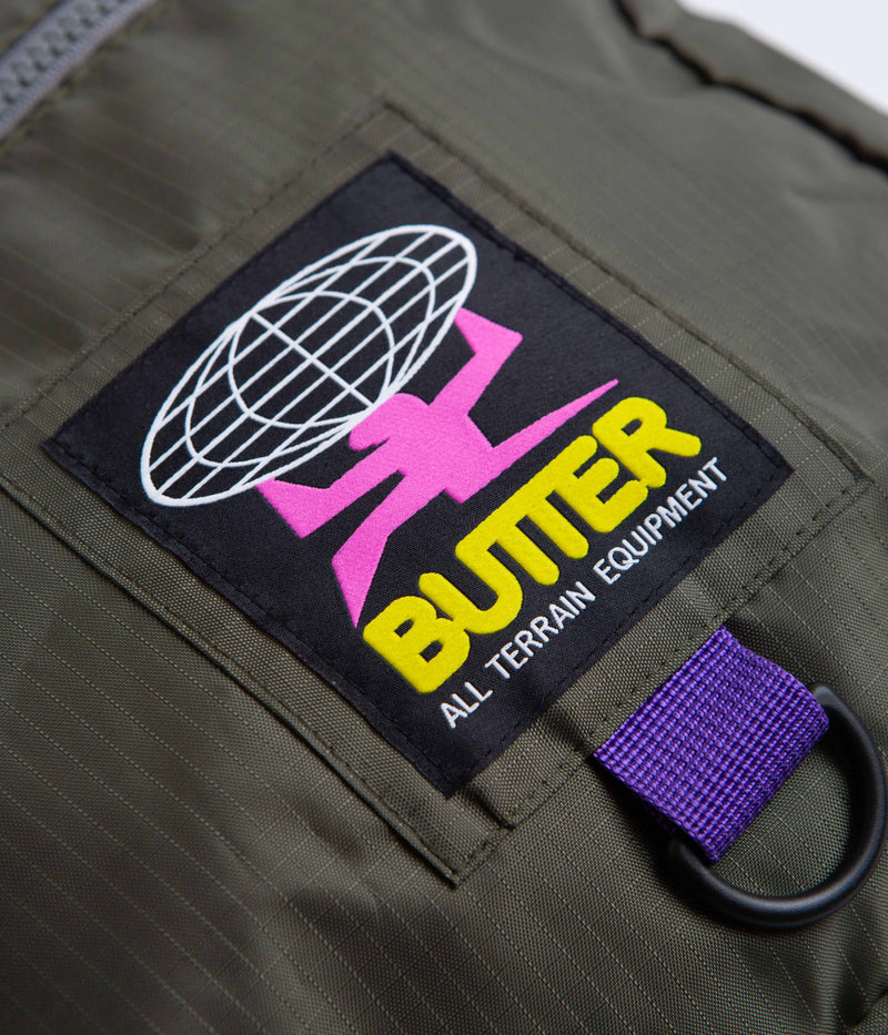Butter Goods Express Side Bag in Army