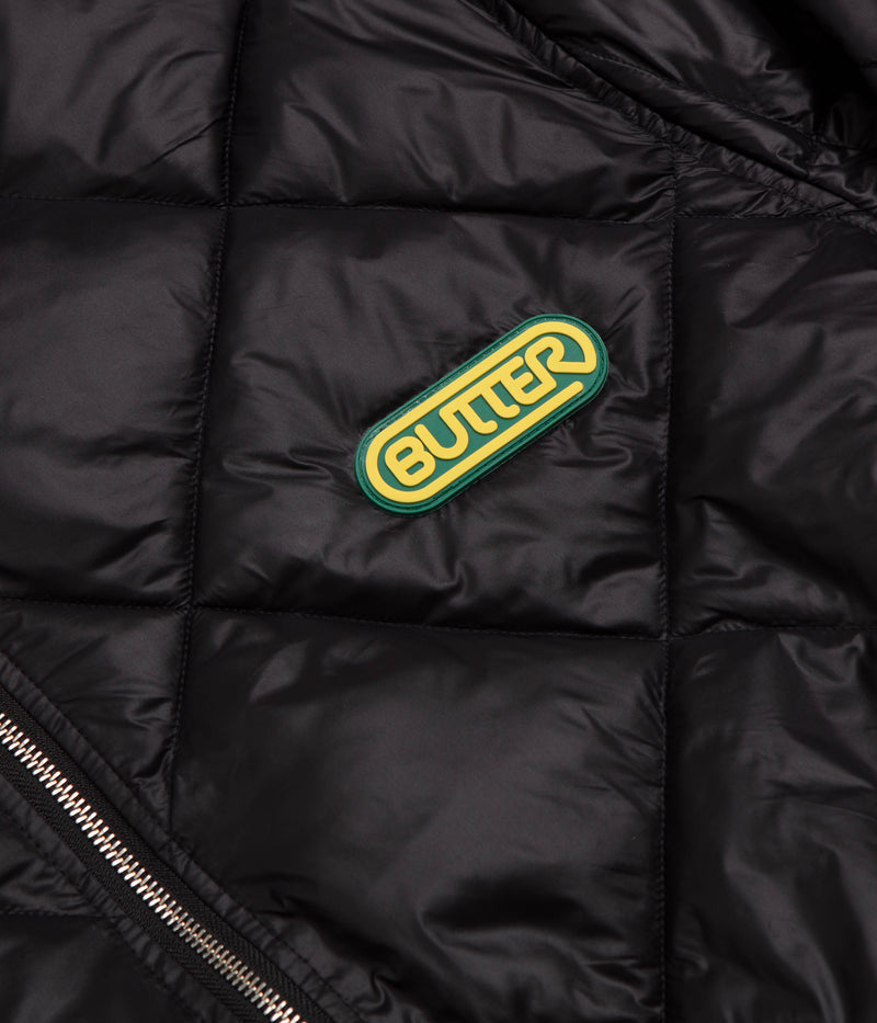 Butter Goods Hooded Work Jacket in Black