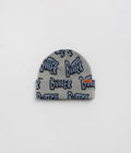 Butter Goods Sketch Cuff Beanie in Pewter