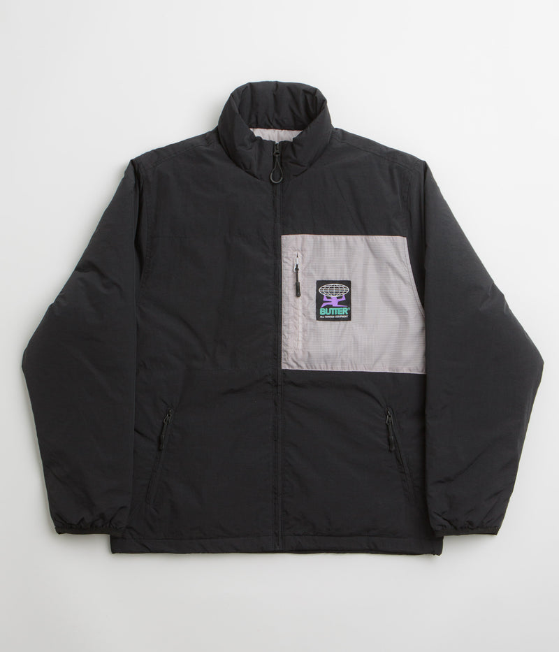 Butter Goods Terrain Puffer Jacket in Black