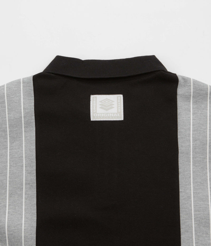 Butter Goods x Umbro Athletica Polo Shirt in Black