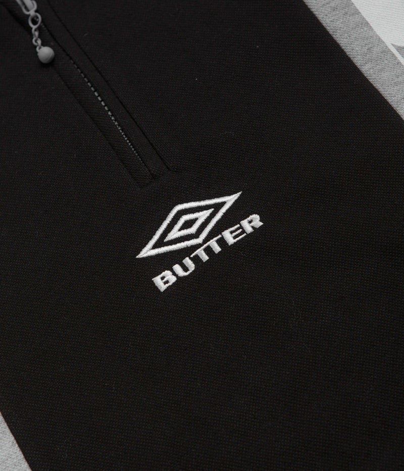 Butter Goods x Umbro Athletica Polo Shirt in Black
