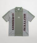Butter Goods x Umbro Athletica Polo Shirt in Sage
