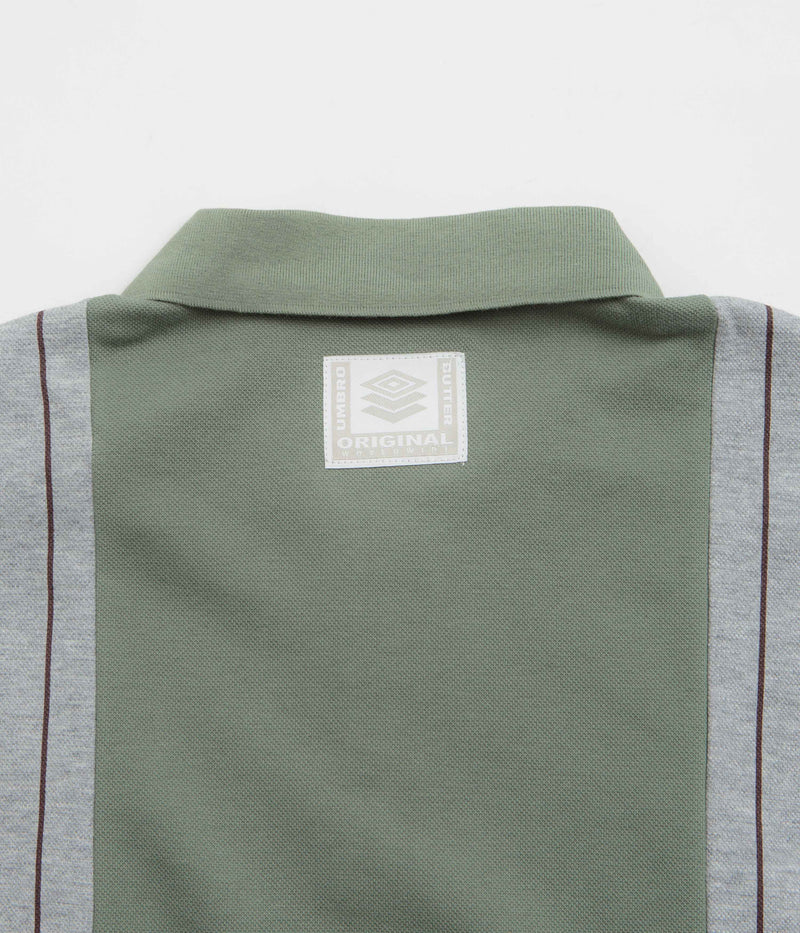 Butter Goods x Umbro Athletica Polo Shirt in Sage