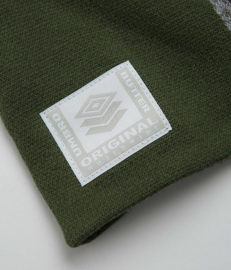 Butter Goods x Umbro Athletica Skully Beanie in Sage