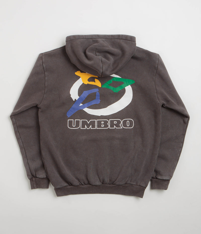 Butter Goods x Umbro Ball Hoodie in Washed Black