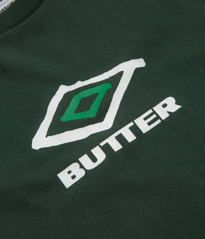 Butter Goods x Umbro Ball T-Shirt in Dark Forest