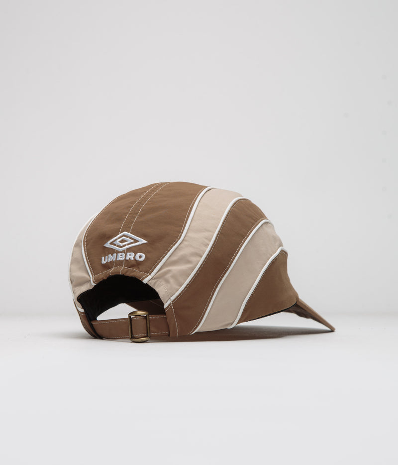 Butter Goods x Umbro Diamond Cap in Chocolate and Tan