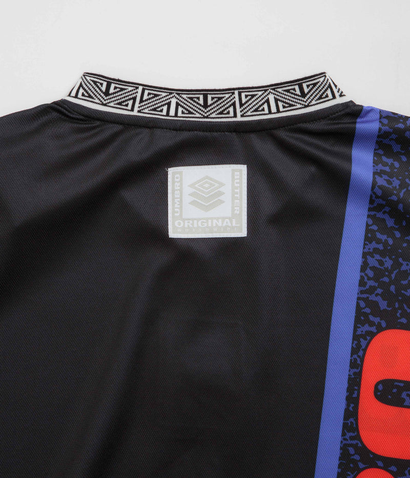 Butter Goods x Umbro Goalie Jersey in Black and Blue